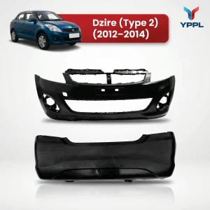 Maruti Suzuki Dzire (Type 2) Bumper Set [2012–2014] — Front & Rear